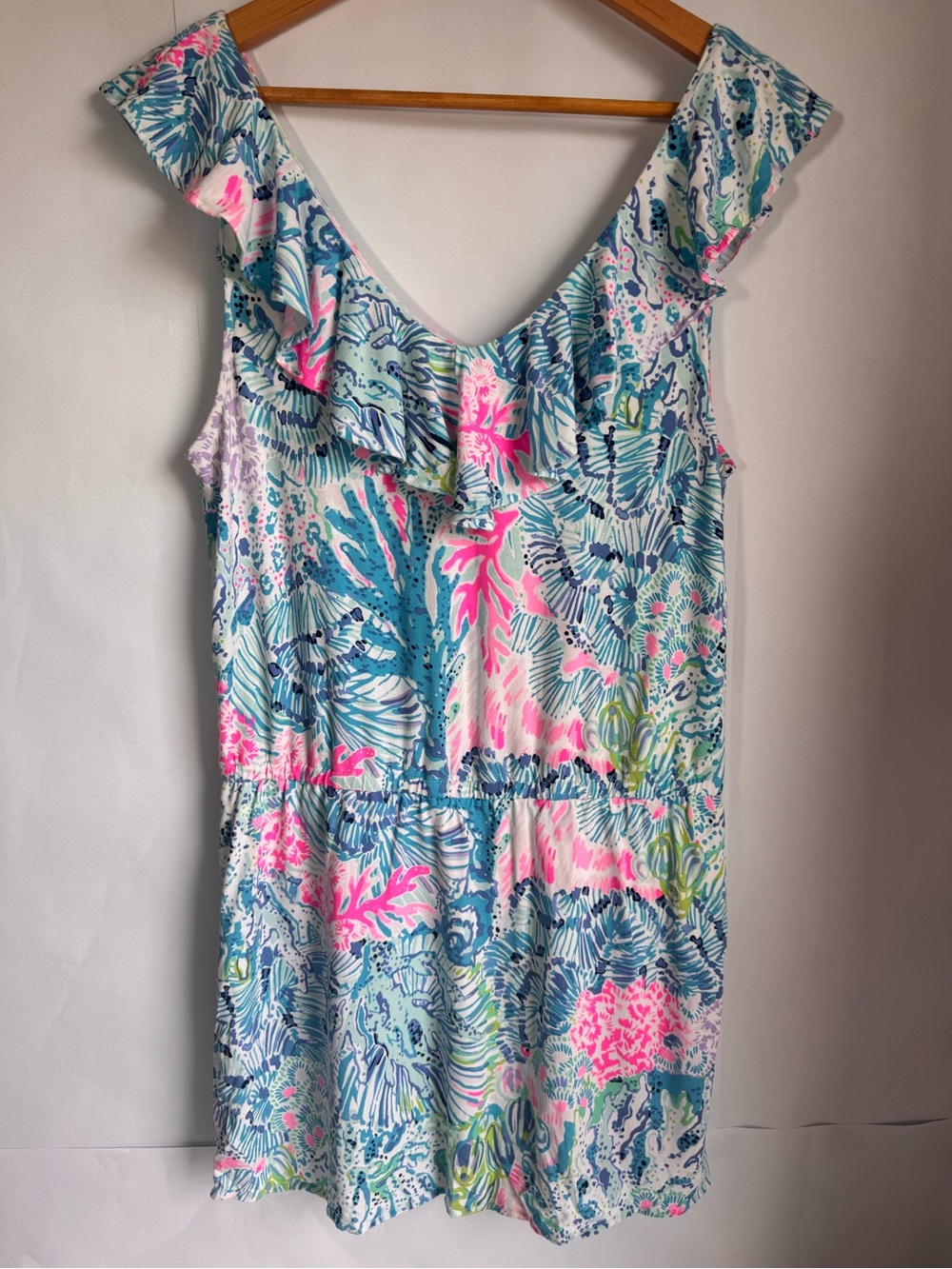 Lilly Pulitzer Sink or Swim Print Romper